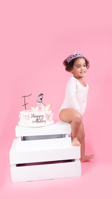 A smiling child at a birthday celebration representing balanced family nutrition
